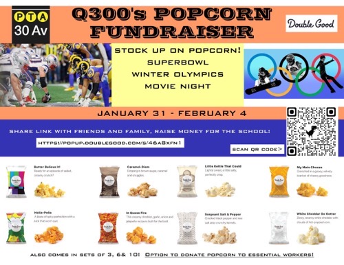 Q300PTACommunicationComm2021DoubleGoodPopcornFundraiser2022Flyer