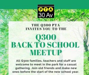 Read more about the article Q300 PTA Back-to-School Meetup 2021