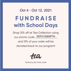 Read more about the article Fundraising with Tea Collection School Days Fall 2021