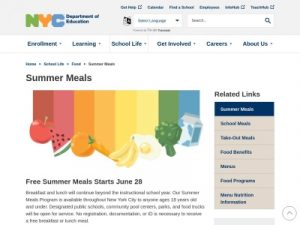 Read more about the article Community meals program in summer 2022