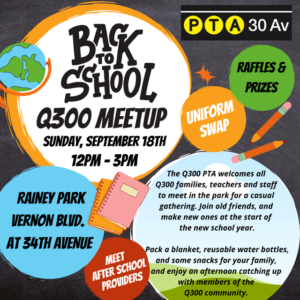 Read more about the article Q300 PTA Back-to-School Meetup 2022 (9/18/2022)