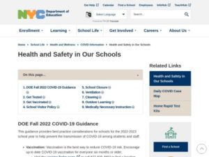 Read more about the article DOE’s COVID guidelines for Fall 2022
