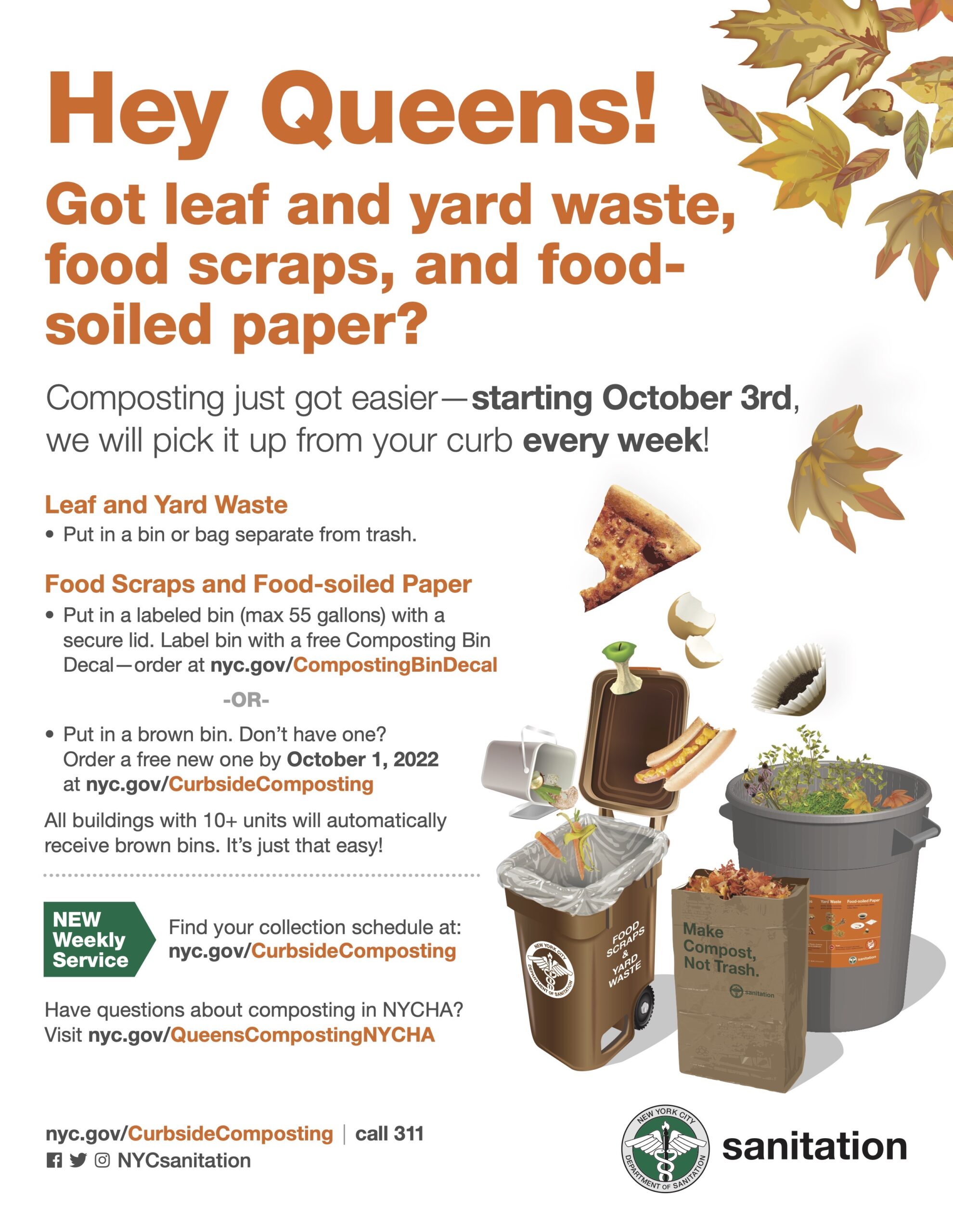 Curbside Composting and Leaf Collection