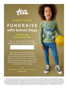 Read more about the article Fundraising with Tea Collection School Days 2022