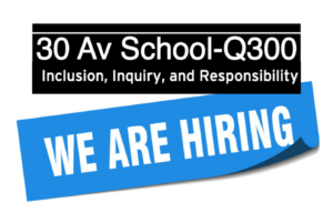 Read more about the article Job opportunity at Q300: TA for K-4 (2022-2023)