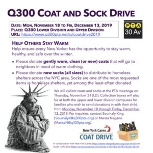 Read more about the article Q300 Coat and Sock Drive 2019