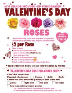 Read more about the article 4th Grade Fundraiser: Valentine’s Day Roses