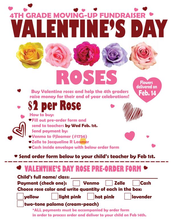 A Cheap, Affordable, Fast Fundraiser! Sell Roses on Valentine's Day!