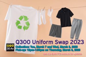 Read more about the article Q300 PTA Uniform Swap (3/9/2023)