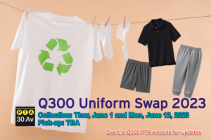 Read more about the article Q300 PTA Uniform Swap (collection between 6/1/2023 – 6/12/2023)