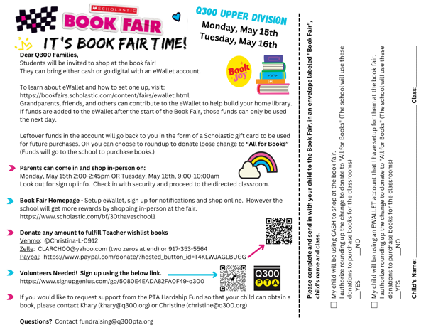 Scholastic Book Fair is Back!