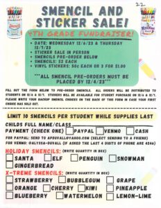 Read more about the article 4th Grade Fundraiser: Smencil Sale (2023/12/6 – 2023/12/7)