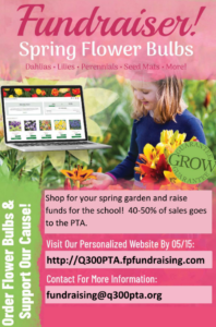 Read more about the article Q300 Blooms: Flower Power Fundraising (deadline on 5/15/2024)