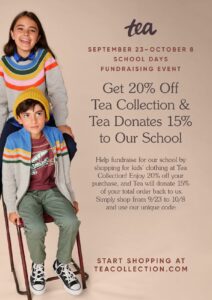 Read more about the article Fundraising with Tea Collection School Days 2024