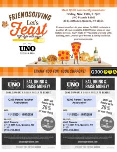 Read more about the article Friendsgiving at UNO Pizzeria & Grille (11/15/2024)