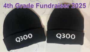 Read more about the article 4th Grade Fundraiser: Q300 Beanies and Q300 Goods Sale 2025 (2/1/2025)