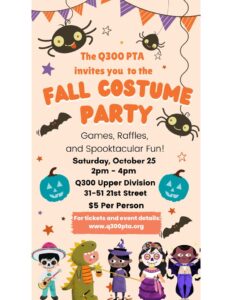 Read more about the article Q300 PTA Fall Costume Party 2025 (10/25/2025)