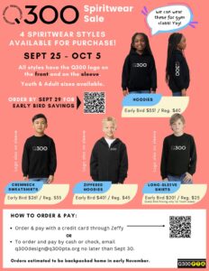 Read more about the article Q300 Spiritwear Sale 2025 (up to 10/5/2025)