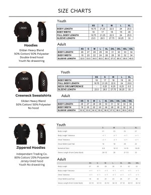 Q300Spiritwear2025SizeChart page 1 resized.
