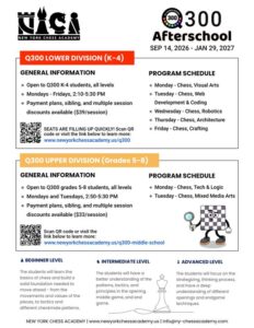Read more about the article NYCA Chess After School in 2026-2027
