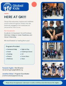 Read more about the article Global Kids after school program (for UD) for 2026-2027