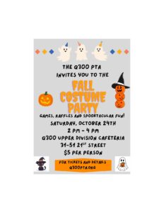 Read more about the article Q300 PTA Fall Costume Party 2026 (10/24/2026)